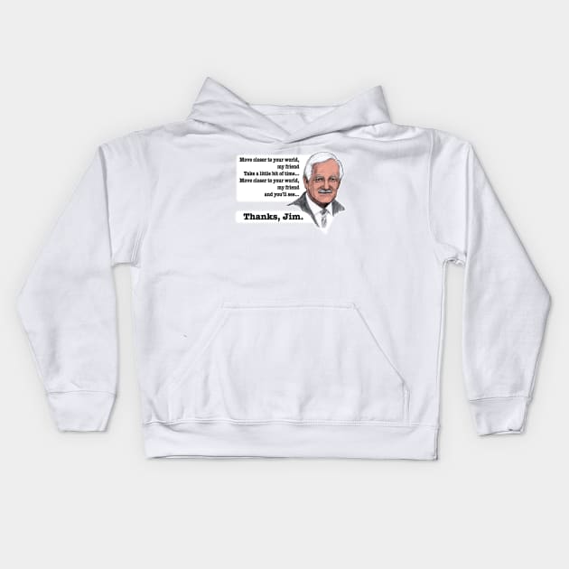 Thank you Jim Gardner Kids Hoodie by bobdix